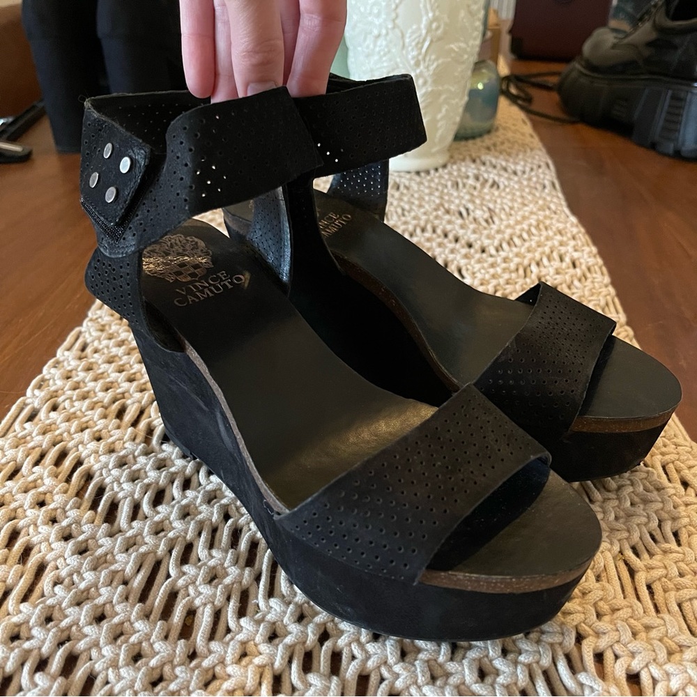 Vince Camuto Suede Wedges